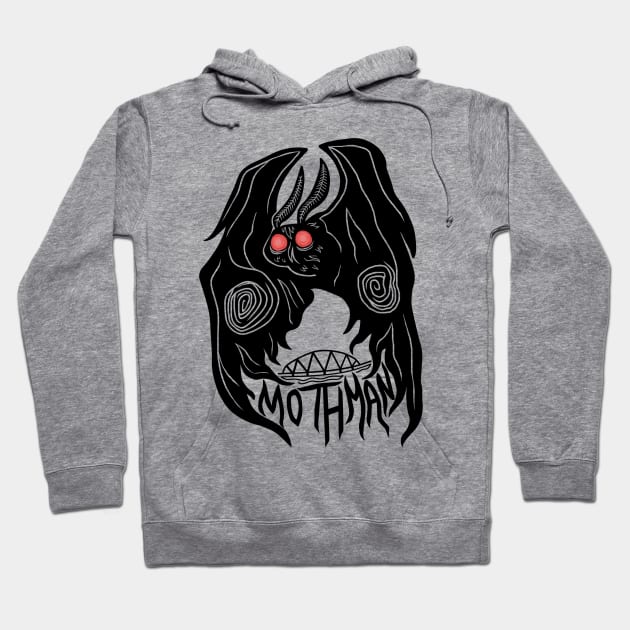 Mothman Hoodie by Ballyraven